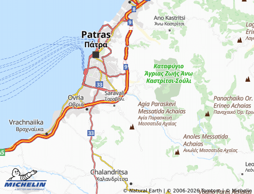 Carte MICHELIN Mavromandila - ViaMichelin