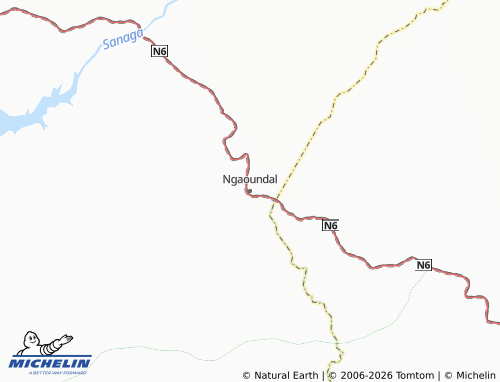 MICHELIN Ngaoundal map - ViaMichelin
