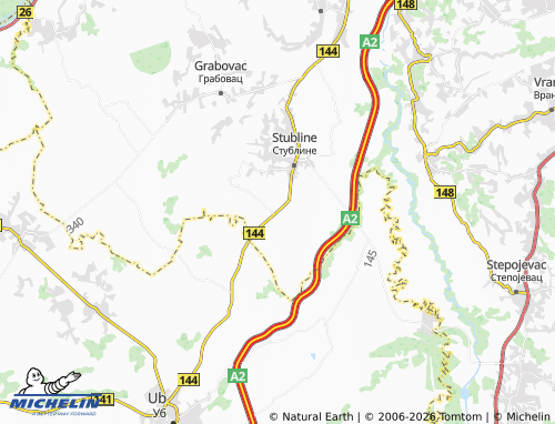 Mapa MICHELIN Piroman - ViaMichelin