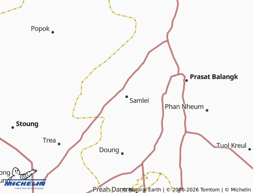 Mapa MICHELIN Samlei - ViaMichelin