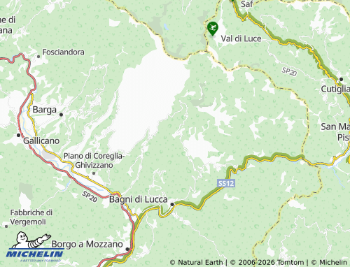 Mapa MICHELIN Montefegatesi - ViaMichelin