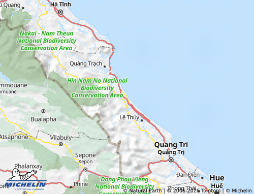 MICHELIN-Landkarte Quang Binh - ViaMichelin