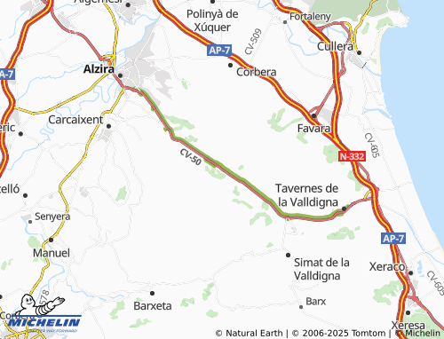 MICHELIN Urbanització Santa Marina map - ViaMichelin