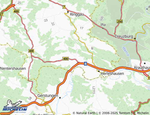 MICHELIN Nesselröden map - ViaMichelin