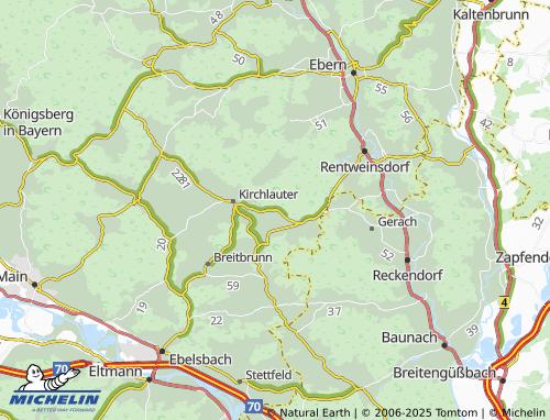 Carte MICHELIN Goggelgereuth - ViaMichelin