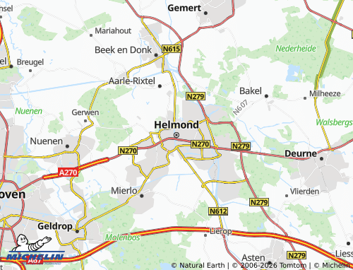 MICHELIN Helmond map - ViaMichelin