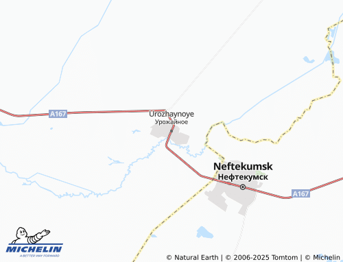 MICHELIN Urozhaynoye map - ViaMichelin