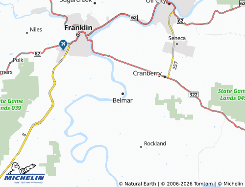 Carte MICHELIN Belmar - ViaMichelin
