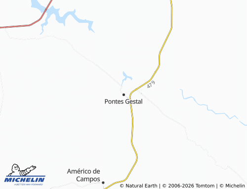 Mapa MICHELIN Pontes Gestal - ViaMichelin