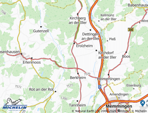 MICHELIN-Landkarte Bonlanden - ViaMichelin