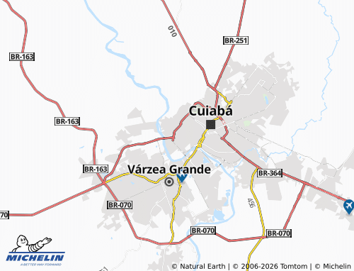 MICHELIN Cidade Alta map - ViaMichelin
