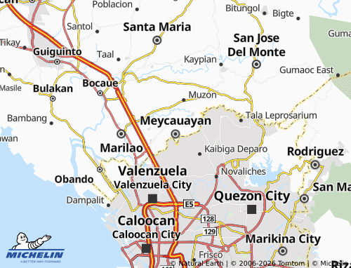 MICHELIN Meycauayan map - ViaMichelin
