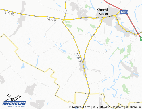MICHELIN Kozubivka map - ViaMichelin