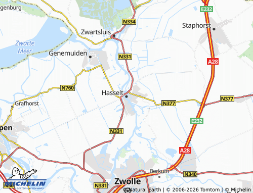 Carte MICHELIN Hasselt - ViaMichelin