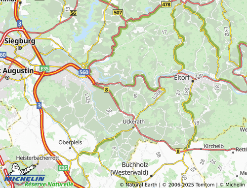 MICHELIN Adscheid map - ViaMichelin