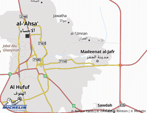 MICHELIN Al Munaizlah map - ViaMichelin