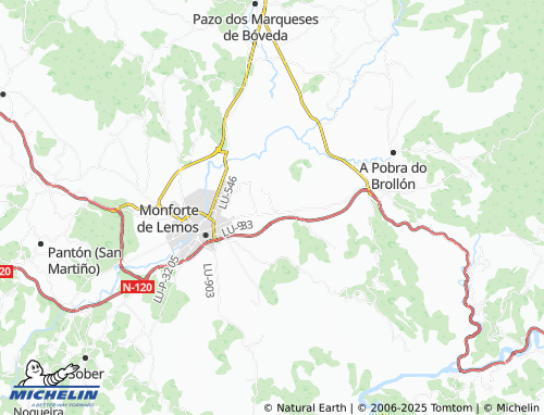 MICHELIN Reigada (San Salvador) map - ViaMichelin