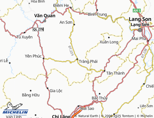 MICHELIN Tràng Phái map - ViaMichelin