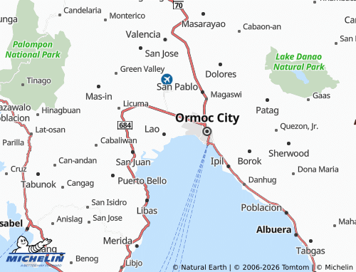 MICHELIN Naungan map - ViaMichelin