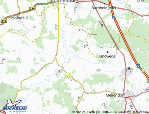 MICHELIN Vesbeck map - ViaMichelin