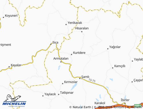 Mappa MICHELIN Kurtdere - ViaMichelin