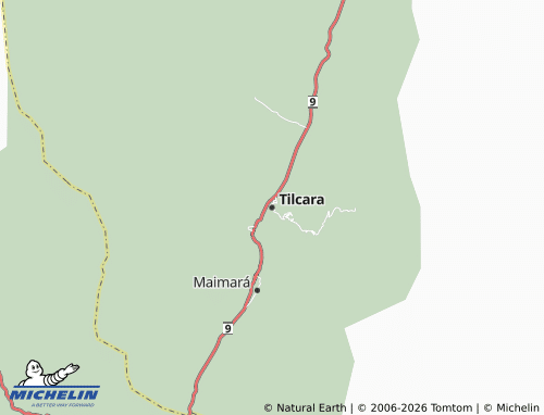 MICHELIN Tilcara map - ViaMichelin