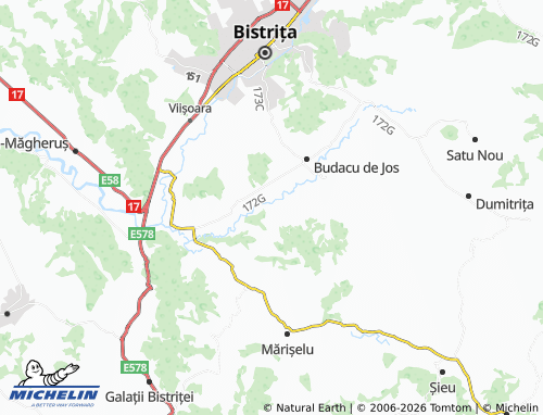 MICHELIN Simionești map - ViaMichelin