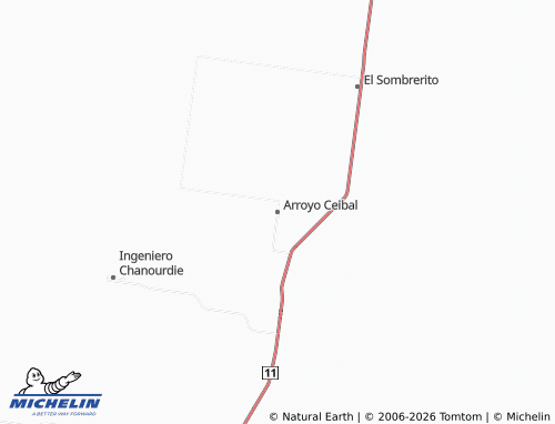 MICHELIN Arroyo Ceibal map - ViaMichelin