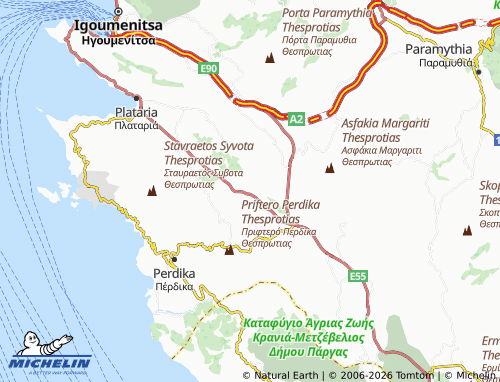 MICHELIN Panaina map - ViaMichelin