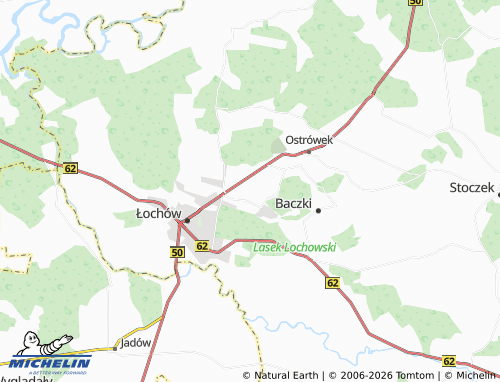 Carte MICHELIN Łopianka - ViaMichelin