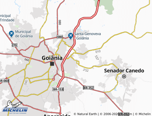 Mapa MICHELIN Chácaras Santa Bárbara - ViaMichelin