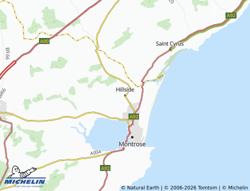 Carte MICHELIN Hillside - ViaMichelin