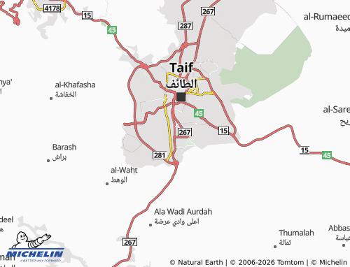 MICHELIN-Landkarte alsadad - ViaMichelin