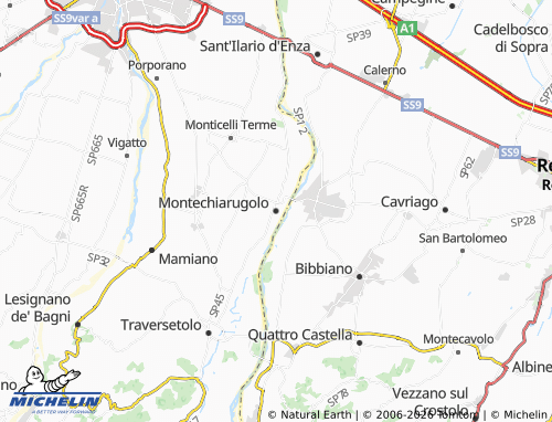 Kaart MICHELIN Montechiarugolo - ViaMichelin