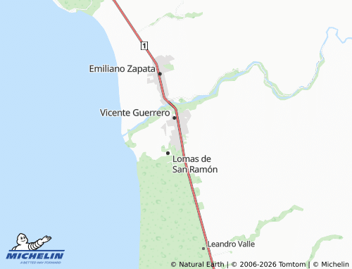 Mapa MICHELIN Luis Acosta - ViaMichelin