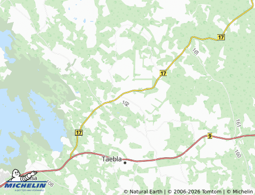 MICHELIN Uugla map - ViaMichelin