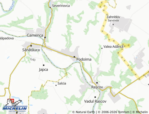 Carte MICHELIN Podoima - ViaMichelin