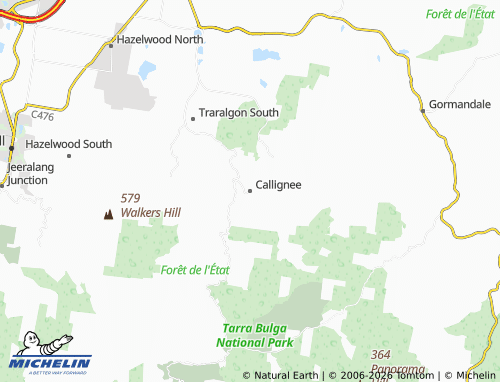 Mapa MICHELIN Callignee - ViaMichelin