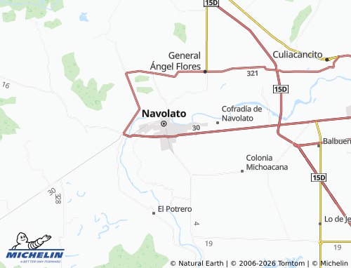 Mapa MICHELIN Los Pinos - ViaMichelin