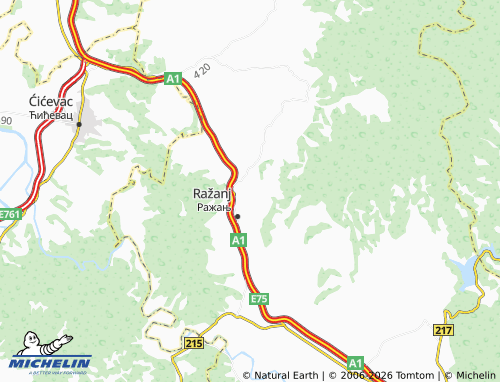 Carte MICHELIN Varoš - ViaMichelin