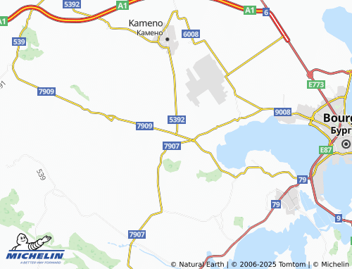 MICHELIN Bratovo map - ViaMichelin