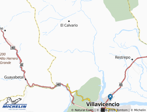 Carte MICHELIN Quebrada Honda - ViaMichelin