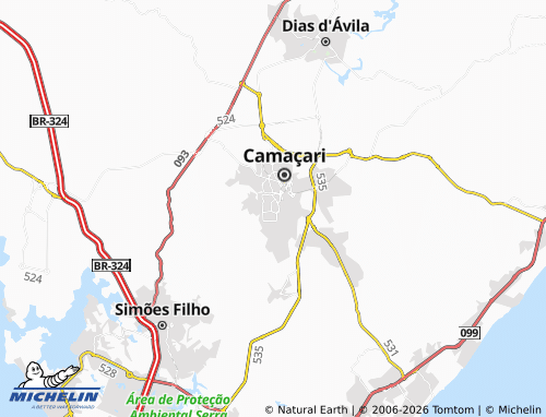 Mappa MICHELIN Acajutiba - ViaMichelin