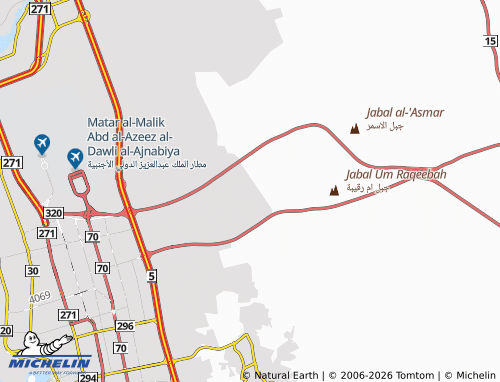 Carte MICHELIN al-Tilal - ViaMichelin
