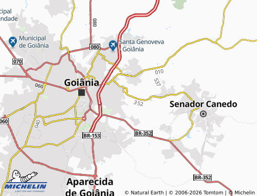 Mappa MICHELIN Colônia Santa Marta - ViaMichelin