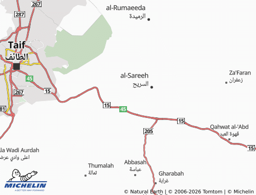 Carte MICHELIN al-Wazeer - ViaMichelin