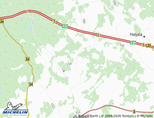 MICHELIN Võipere map - ViaMichelin