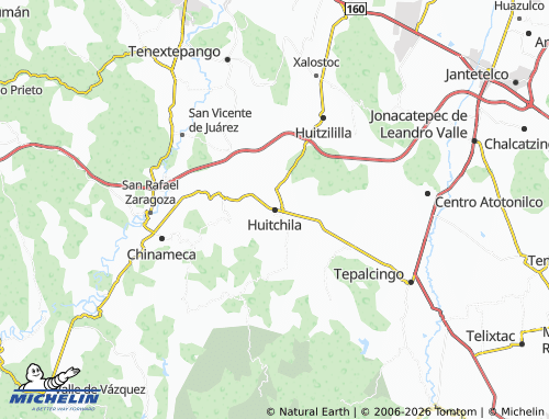 Mapa MICHELIN Huitchila - ViaMichelin