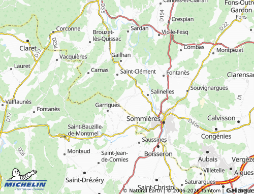 Mappa MICHELIN Aspères - ViaMichelin