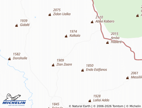 MICHELIN Daber map - ViaMichelin